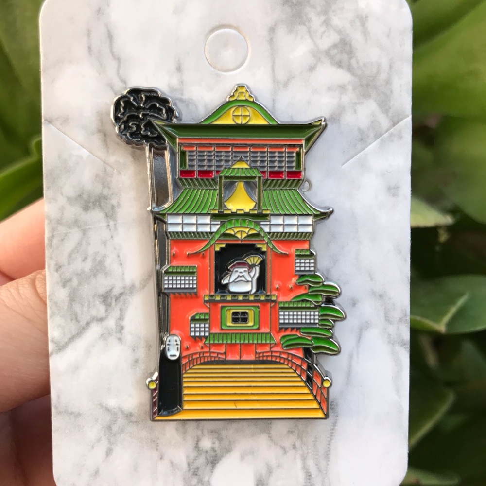Spirited Away Kaonashi No Face Japanese Anime Pin
